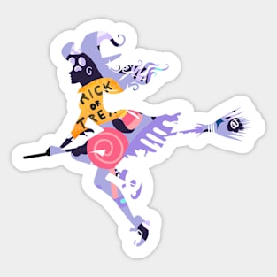 Halloween Cat - Trick or Treat Sticker